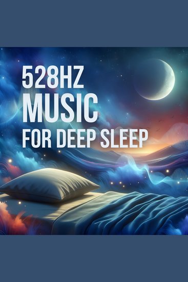 528Hz Music For Deep Sleep - Calming Solfeggio Sound Therapy - cover