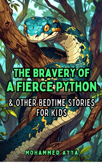 The Bravery of a Fierce Python - & Other Bedtime Stories For Kids - cover
