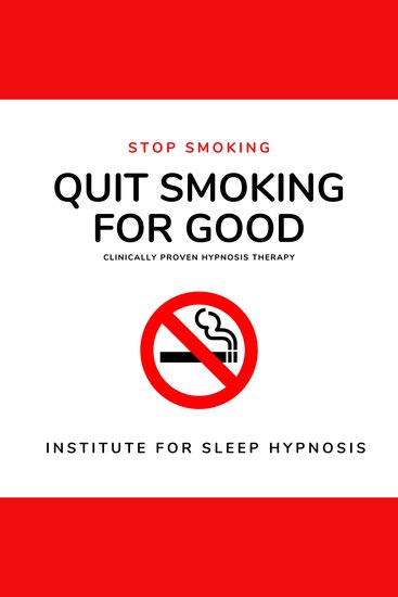 Stop Smoking - Quit Smoking for Good - Sleep Hypnosis - The Revolutionary Hypnosis Program to Quit Smoking in Just 30 Minutes - cover