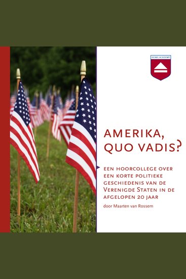 Amerika quo vadis? - Een korte politieke geschiedenis van de Verenigde Staten in de afgelopen 20 jaar - cover