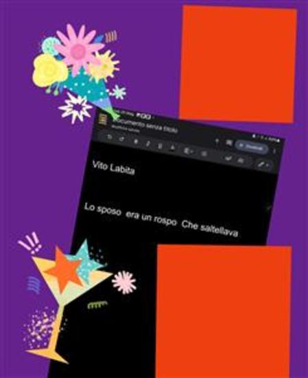 Lo sposo era un rospo che saltellava - cover