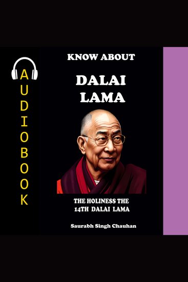 Know about "dalai lama" - the holiness the 14th dalai lama - cover