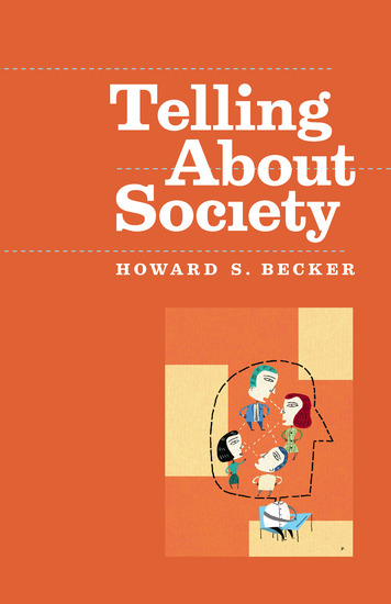 Telling About Society - cover