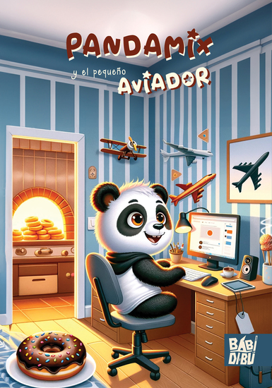 Pandamix y el pequeño aviador - cover