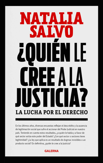 ¿Quién le cree a la Justicia? - La lucha por el derecho - cover