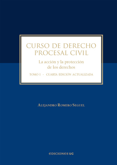 Curso de derecho procesal civil - La acción y la protección de los Derechos Tomo I - cover