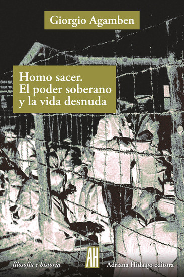 Homo Sacer El poder soberano y la vida desnuda - cover