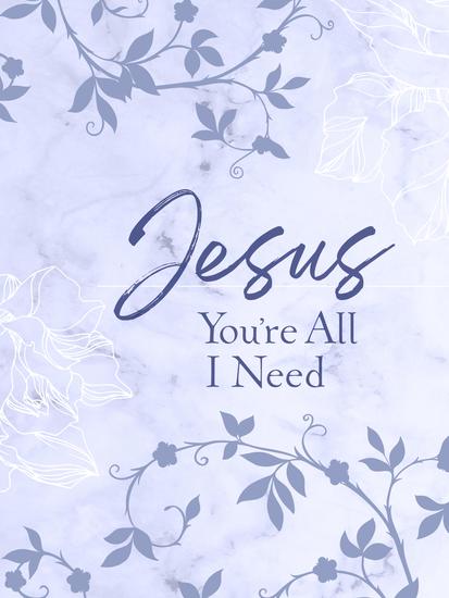 Jesus You're All I Need ziparound devotional - cover