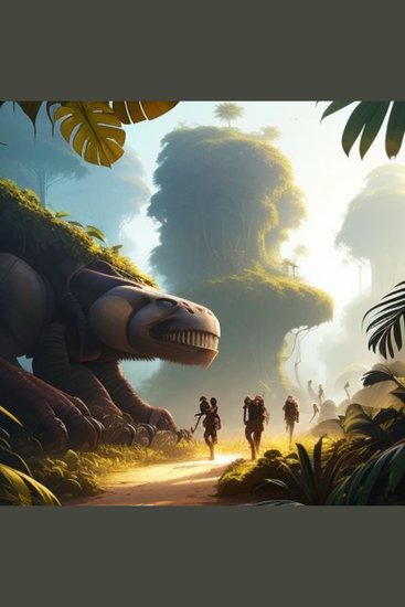 It is impossible to get out alive from this jungle - No Escape: Trapped in the Jungle - cover