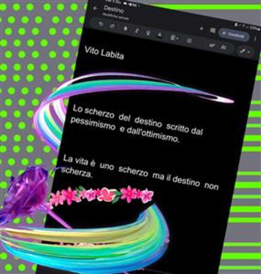 Lo scherzo del destino scritto dal pessimismo e dall'ottimismo - La vita è uno scherzo ma il destino non scherza - cover