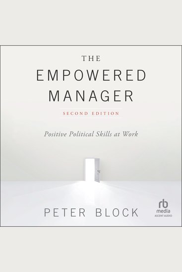 The Empowered Manager - Positive Political Skills at Work 2nd Edition - cover