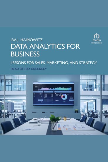 Data Analytics for Business - Lessons for Sales Marketing and Strategy - cover