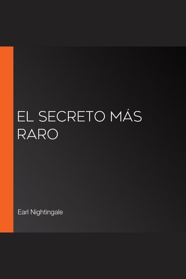 El Secreto Más Raro - cover