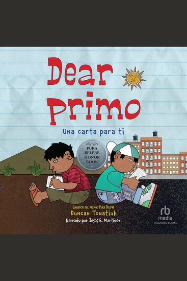 Dear Primo - Una carta para ti - cover