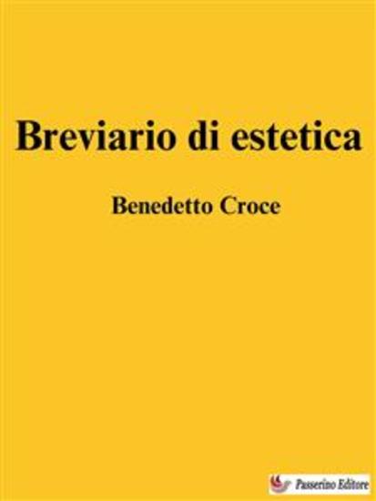 Breviario di estetica - cover