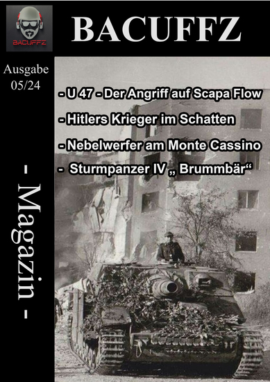 Bacuffz Magazin Ausgabe 5 - Militär Magazin mit dem Schwerpunkt des 2 Weltkriegs - cover