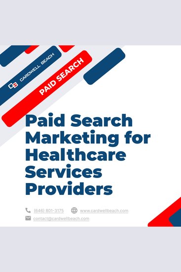 Paid Search Marketing for Healthcare Services Providers - cover