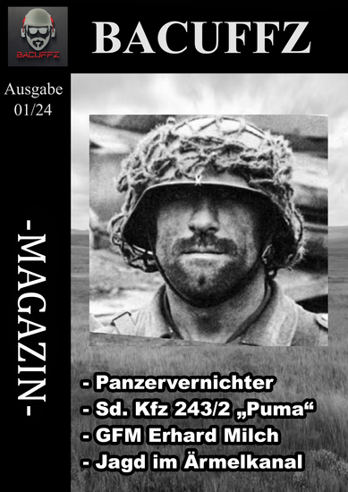 Bacuffz Magazin Ausgabe 1 - Militär Magazin mit dem Schwerpunkt des 2 Weltkriegs - cover