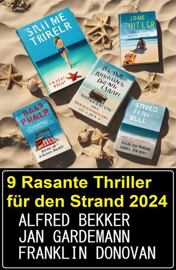 9 Rasante Thriller für den Strand 2024 - cover