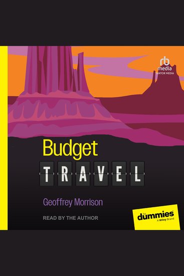 Budget Travel For Dummies - cover