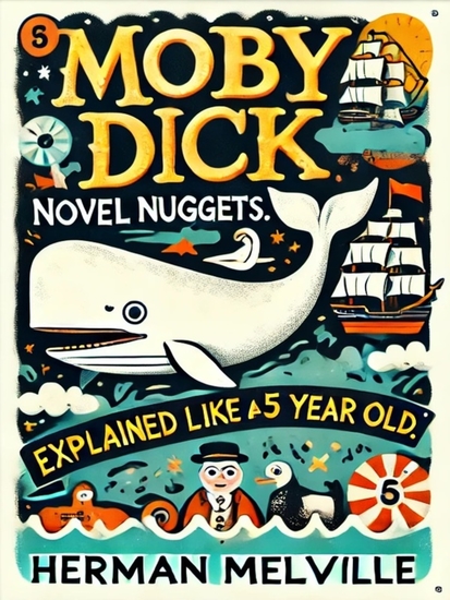 Moby Dick - Explained Like a 5 Year Old - cover