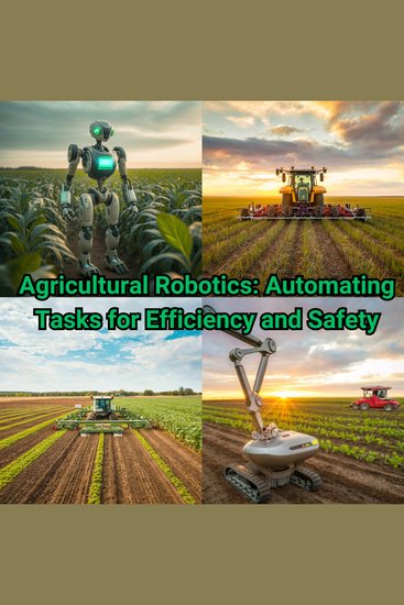 Agricultural Robotics: Automating Tasks for Efficiency and Safety - cover