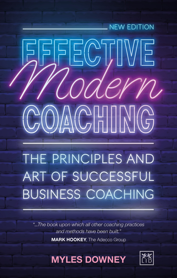 Effective Modern Coaching - The principles and art of successful business coaching - cover