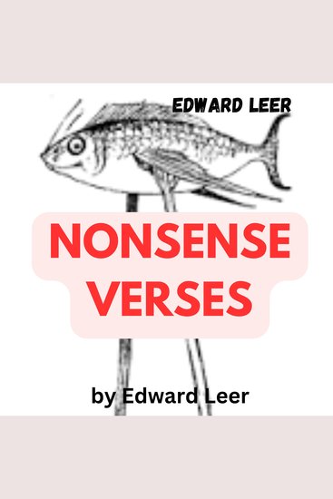 Edward Leer: NONSENSE VERSES - cover