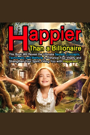 Happier Than a Billionaire - This Book Will Reveal the Ultimate Secrets Concepts Techniques and Methods to Enhance Your Vitality and Strengthen Your Spirit Filling You with Happiness - cover
