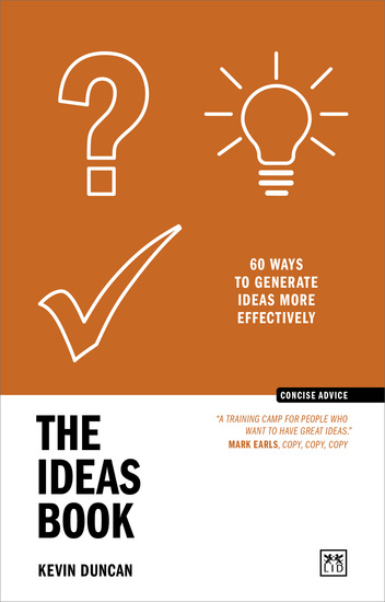 The Ideas Book - 60 ways to generate ideas more effectively - cover