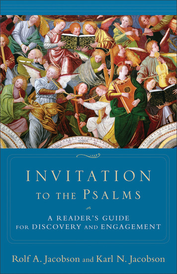 Invitation to the Psalms - A Reader's Guide for Discovery and Engagement - cover