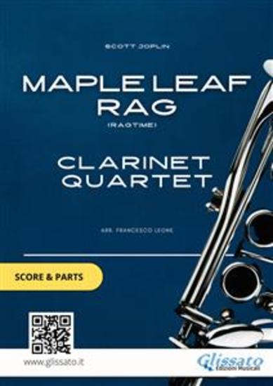 Clarinet Quartet "Maple Leaf Rag" by Scott Joplin (score & parts) - for intermediate players - cover