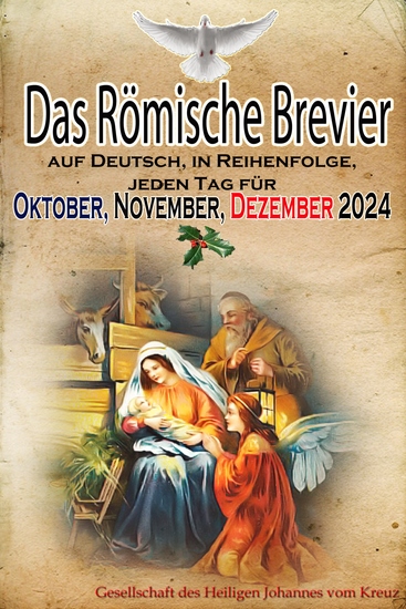 Das Römische Brevier: auf Deutsch in Reihenfolge jeden Tag für Oktober November Dezember 2024 - cover