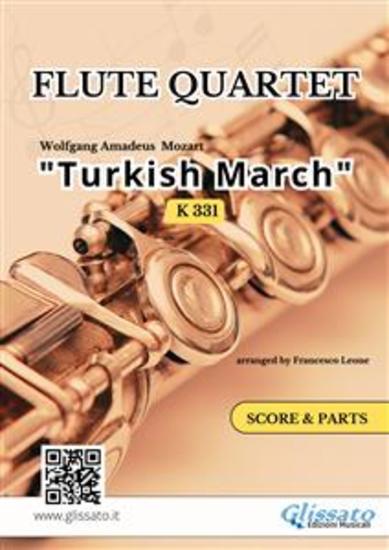 Flute Quartet "Turkish March" K 331 score & parts - for intermediate players - cover