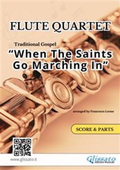 Flute Quartet "When The Saints Go Marching In" score & parts - for intermediate players - cover