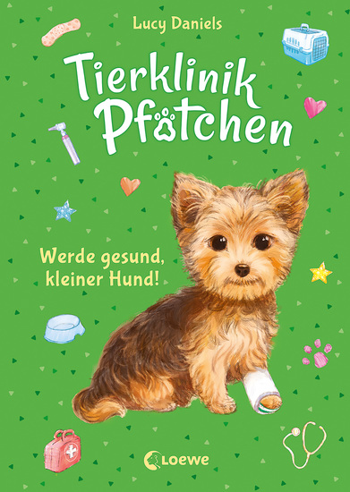 Tierklinik Pfötchen (Band 5) - Werde gesund kleiner Hund! - Kinderbuch für Erstleser ab 7 Jahren - cover