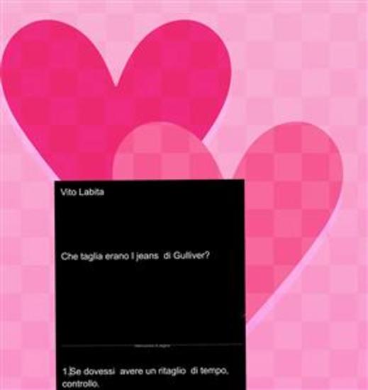 Che taglia erano I jeans di Gulliver? - Se dovessi avere un ritaglio di tempo controllo - cover