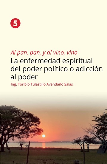 Al pan pan y al vino vino 5 - La enfermedad espiritual del poder político o adicción al poder - cover