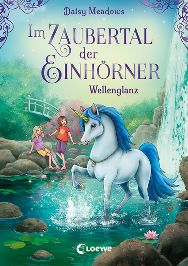 Im Zaubertal der Einhörner (Band 4) - Wellenglanz - Kinderbuch zum ersten Selberlesen für Mädchen und Jungen ab 7 Jahren - cover