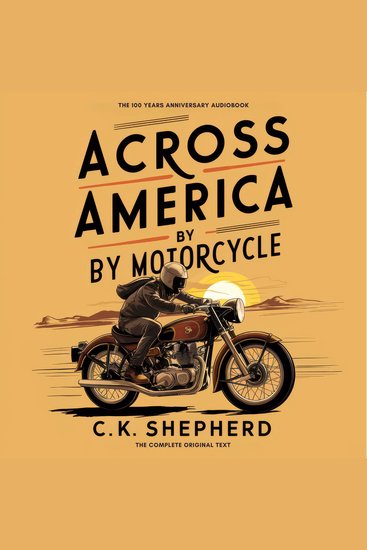Across America by Motorcycle - cover