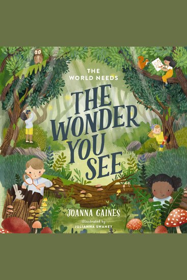 The World Needs the Wonder You See - cover