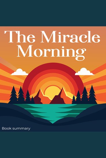 Miracle Morning The: Book summary & analysis - cover