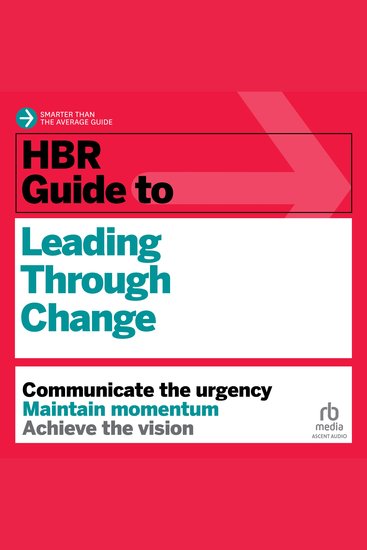HBR Guide to Leading Through Change - cover