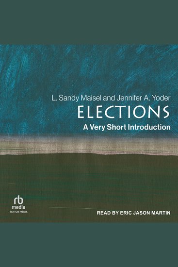 Elections - A Very Short Introduction - cover