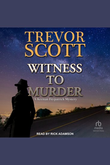 Witness to Murder - cover