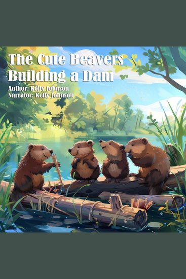 The Cute Beavers Building a Dam - cover