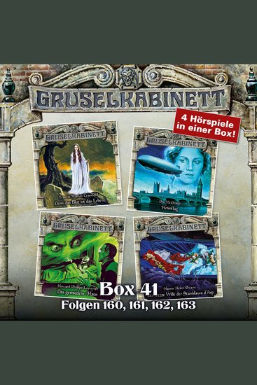 Gruselkabinett Box 41: Folgen 160 161 162 163 - cover