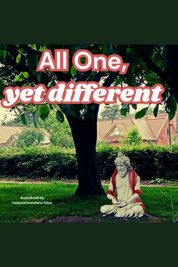 All One yet different - Alone Kṛṣṇa can save one - cover