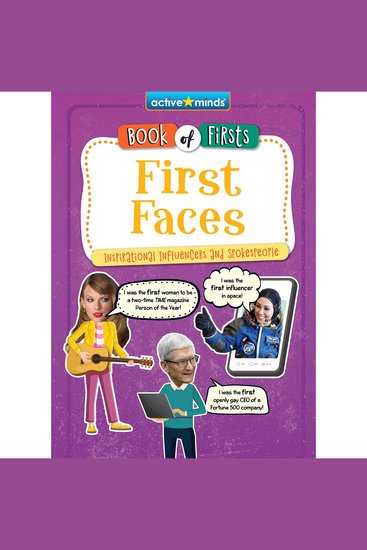 First Faces - Inspirational Influencers and Spokespeople - cover