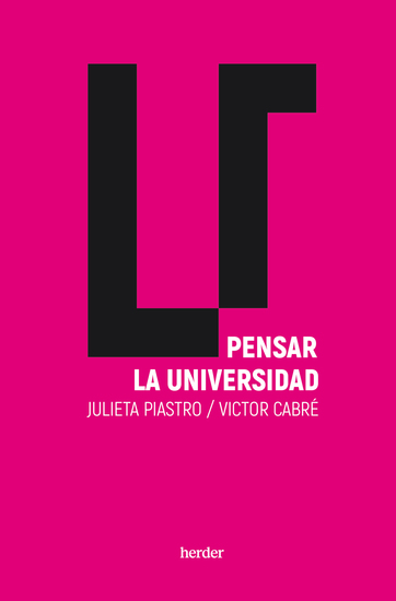 Pensar la universidad - cover